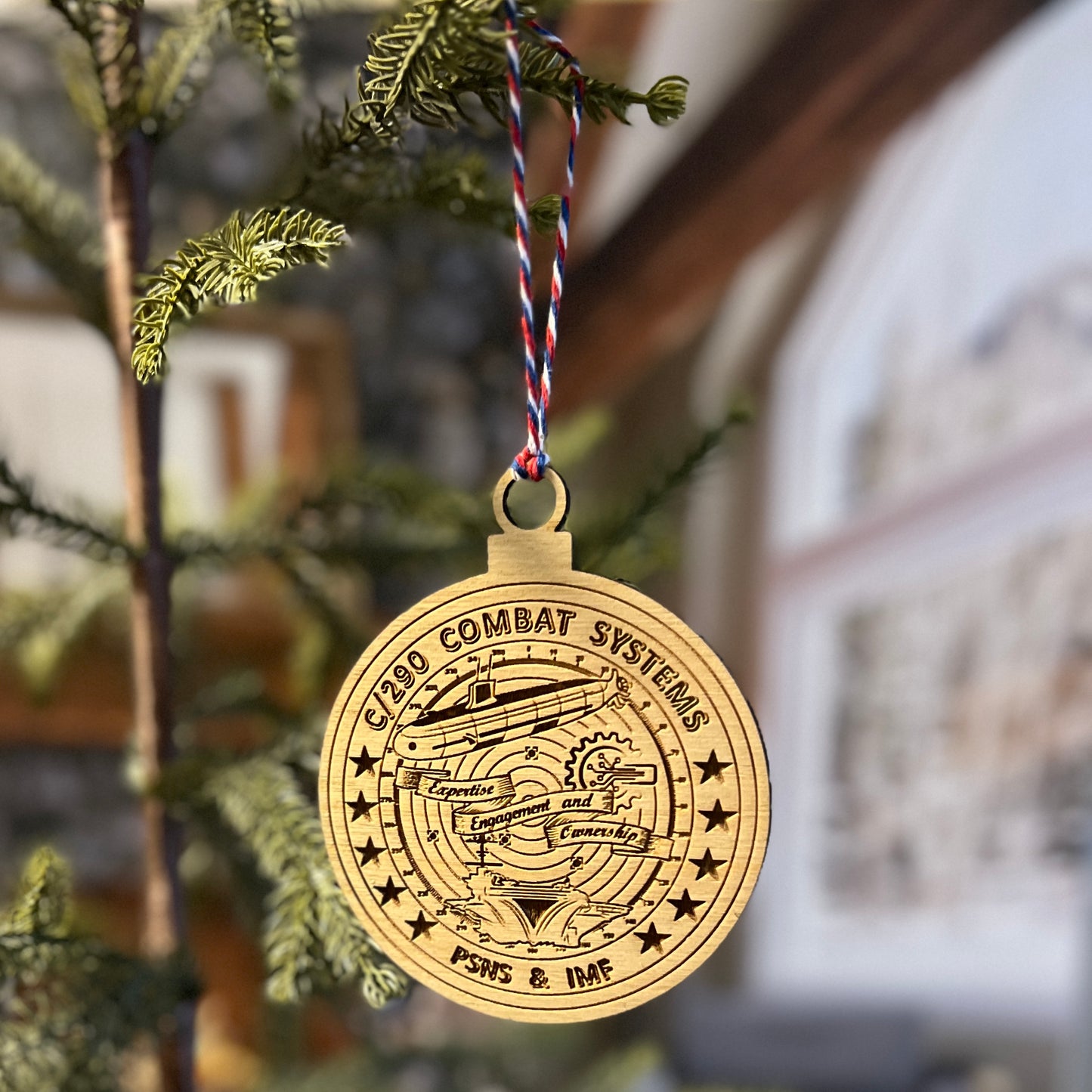 Code 290 Christmas Ornament