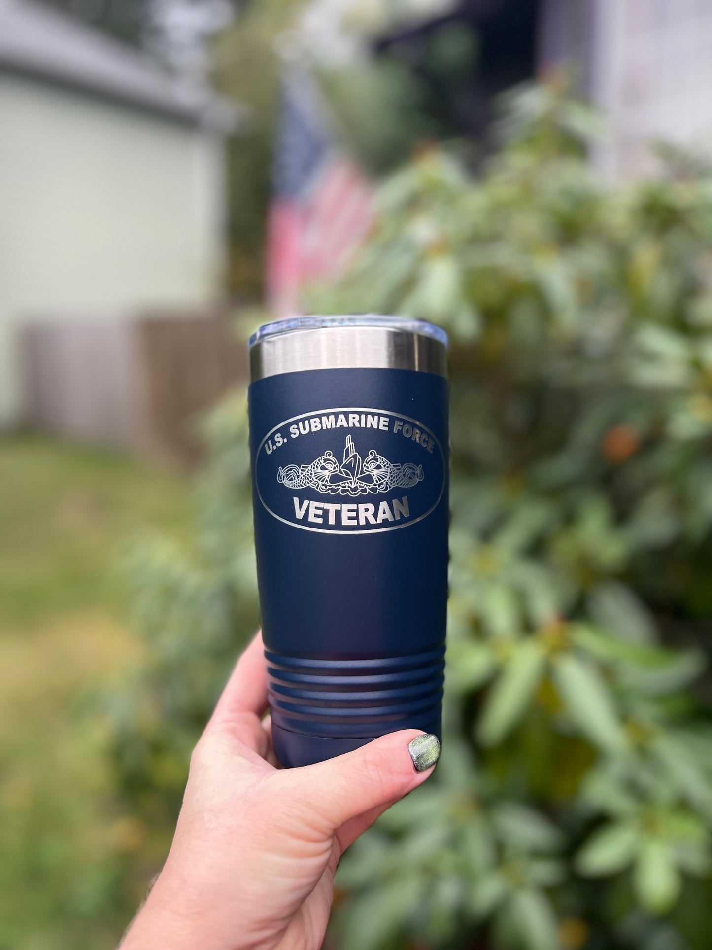 U.S. Submarine Force Veteran Travel Coffee Tumbler