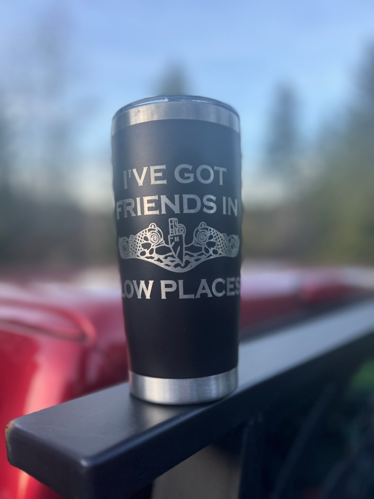 I’ve Got Friends In Low Places Travel Coffee Mugs