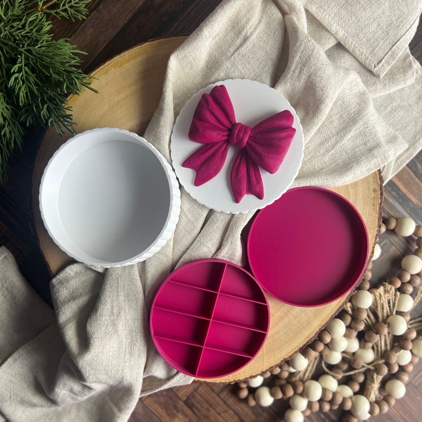 Bow Jewelry Box 3D Printed
