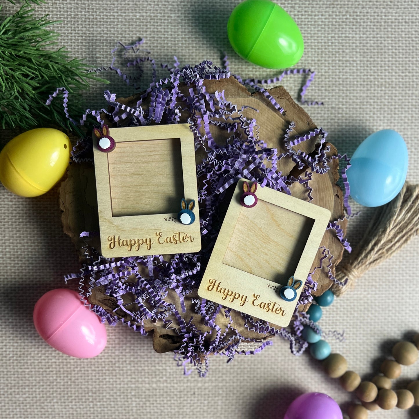 Happy Easter Mini Photo Frame Magnet