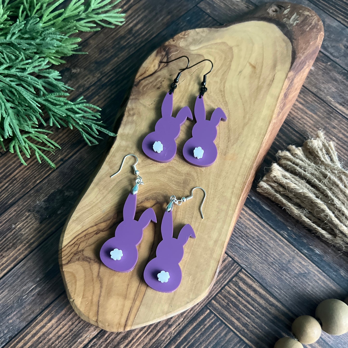 Bunny Acrylic Earrings