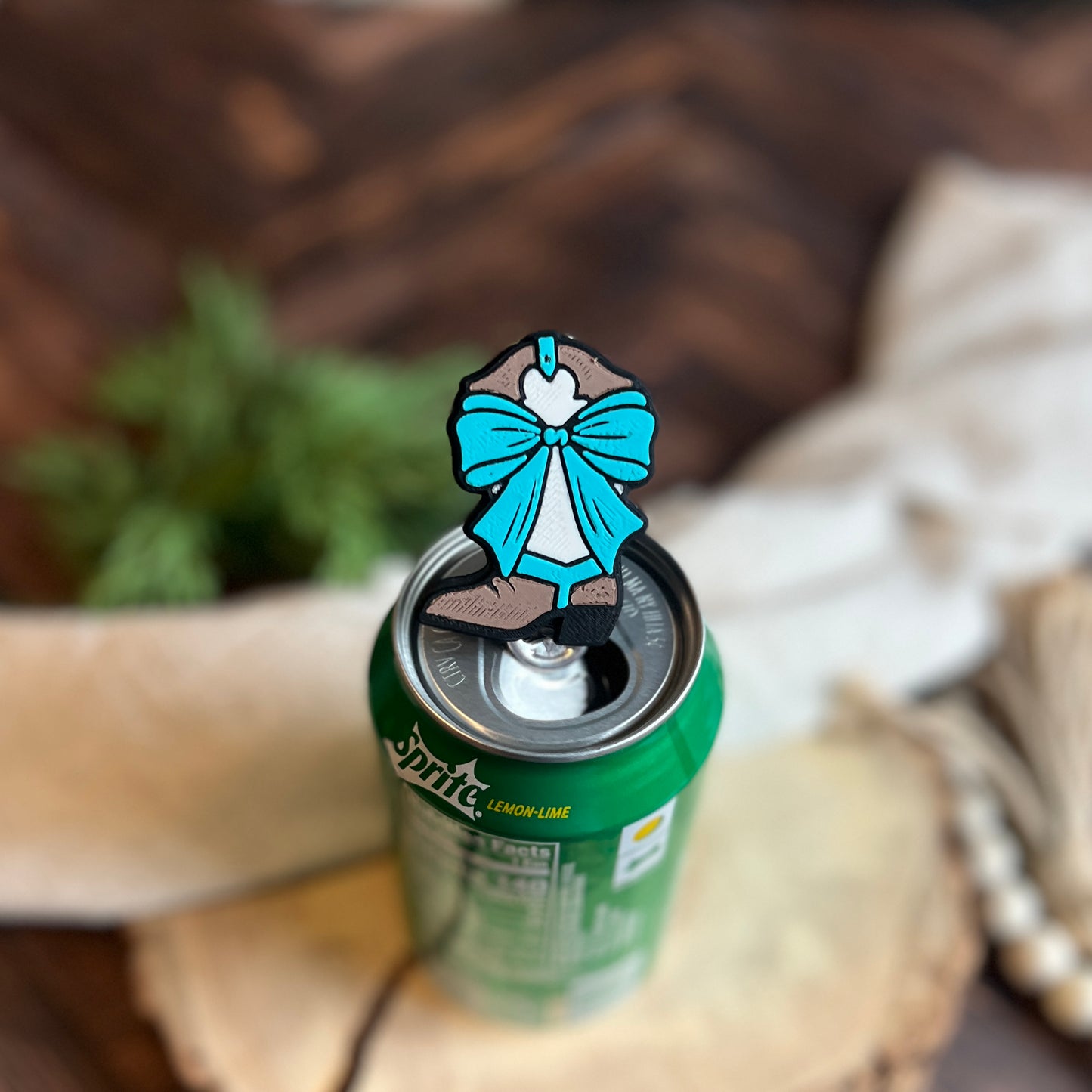 Cowgirl Boot Soda Can Opener