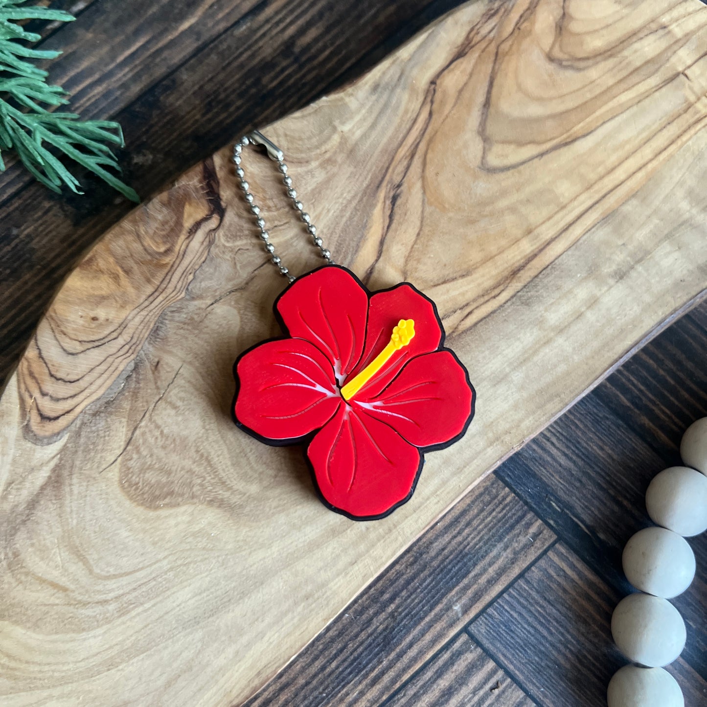 Hibiscus Soda Can Opener Keychain