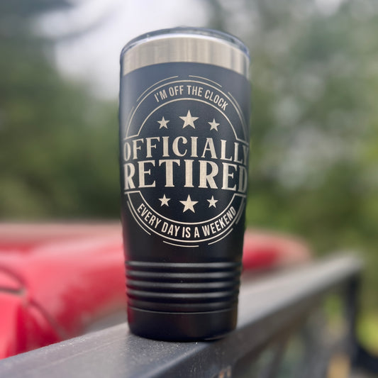 Retirement Travel Coffee Tumbler