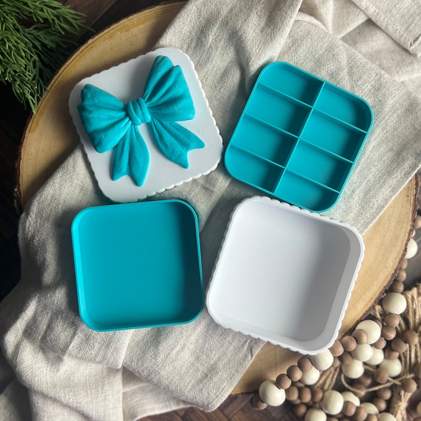 Bow Jewelry Box 3D Printed