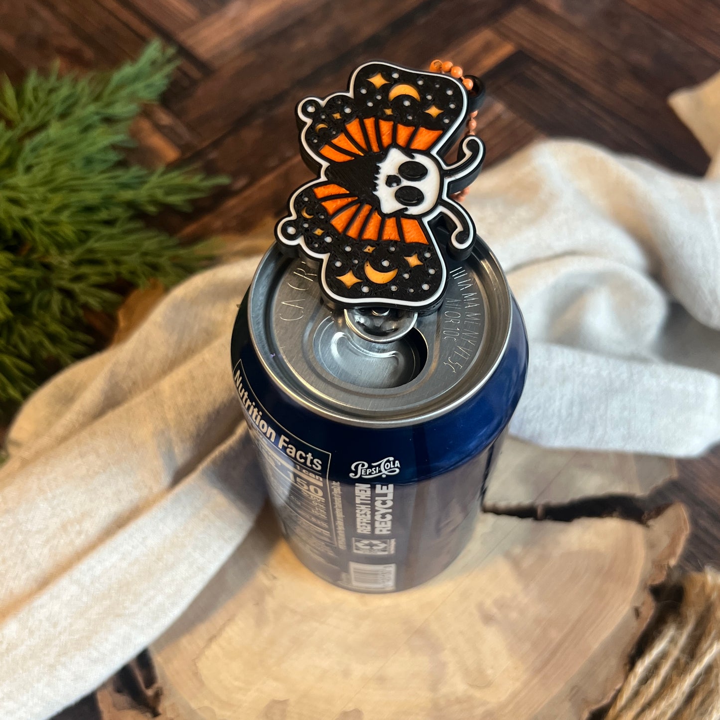 Skull Moth Soda Can Opener
