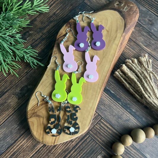Bunny Acrylic Earrings