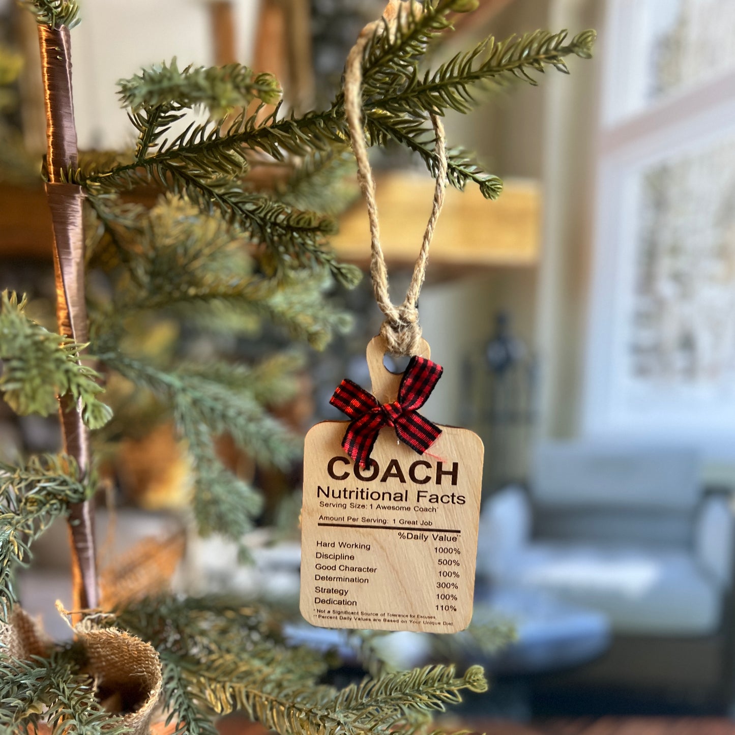 Coach Christmas Ornament and Fridge Magnet