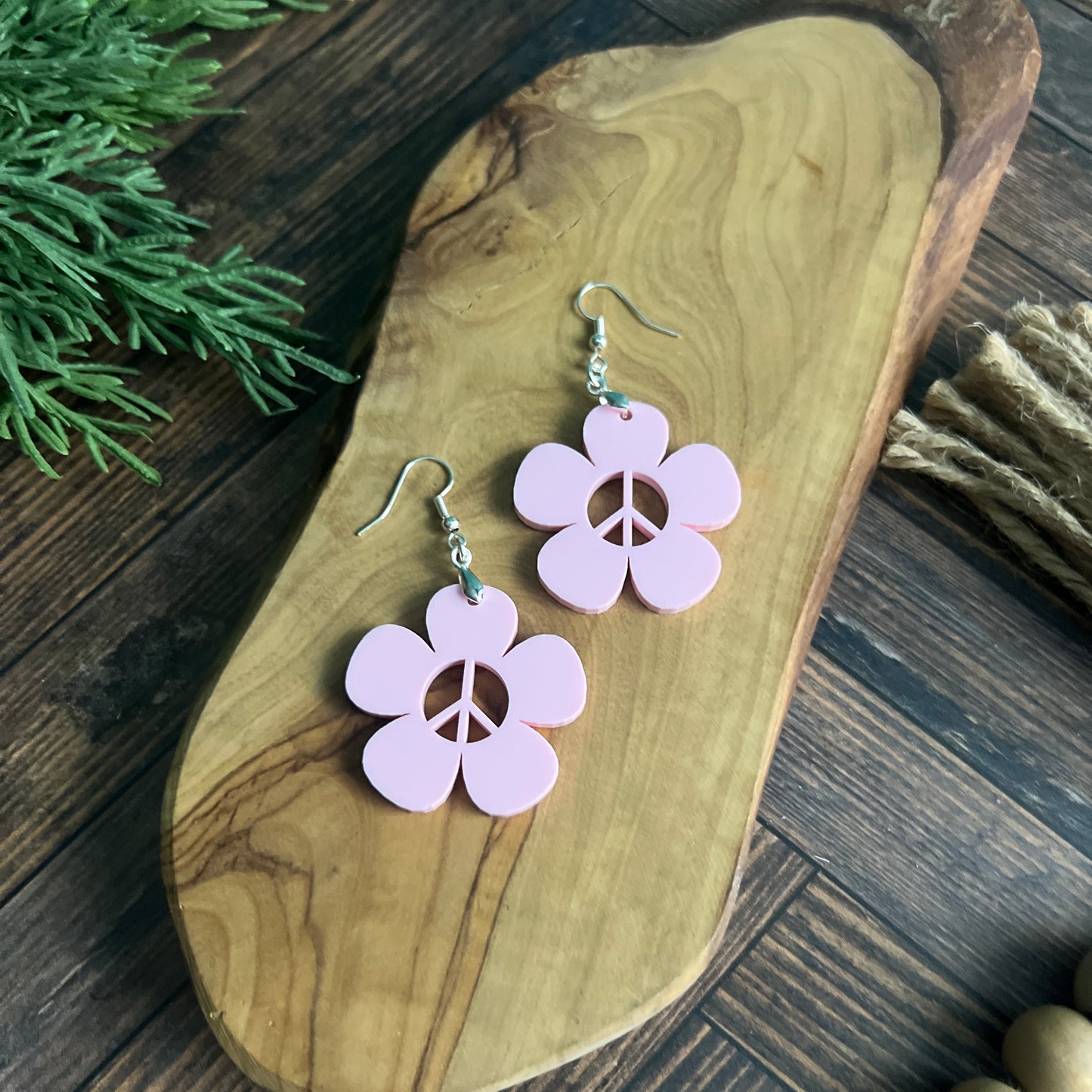 Peace Daisy Earrings