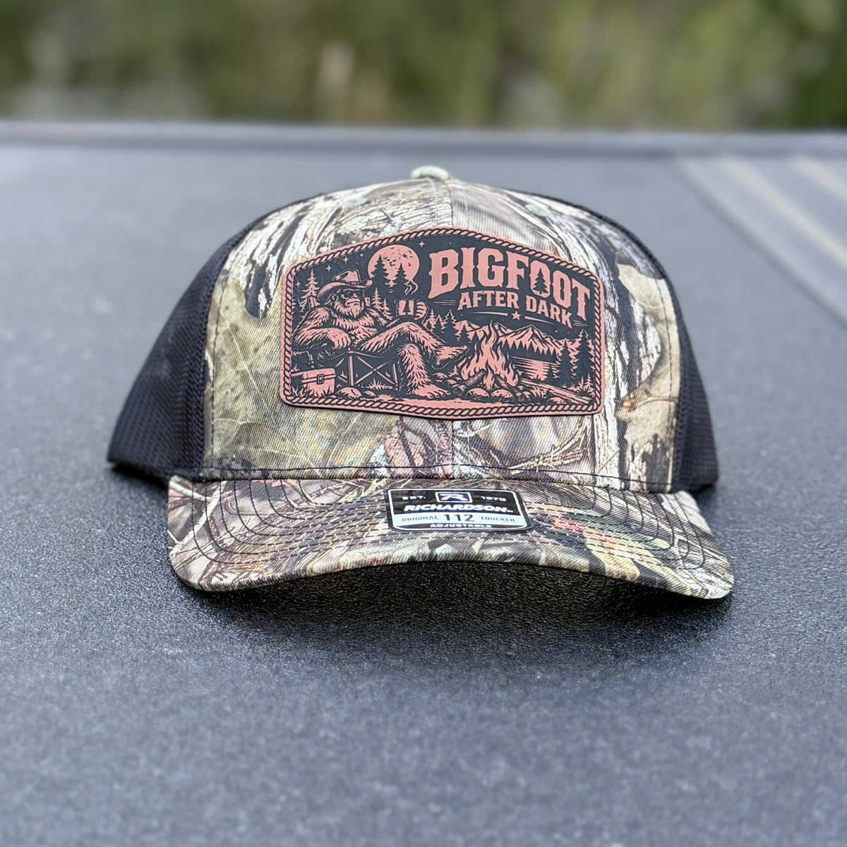 Bigfoot After Dark Richardson 112 Trucker Hat