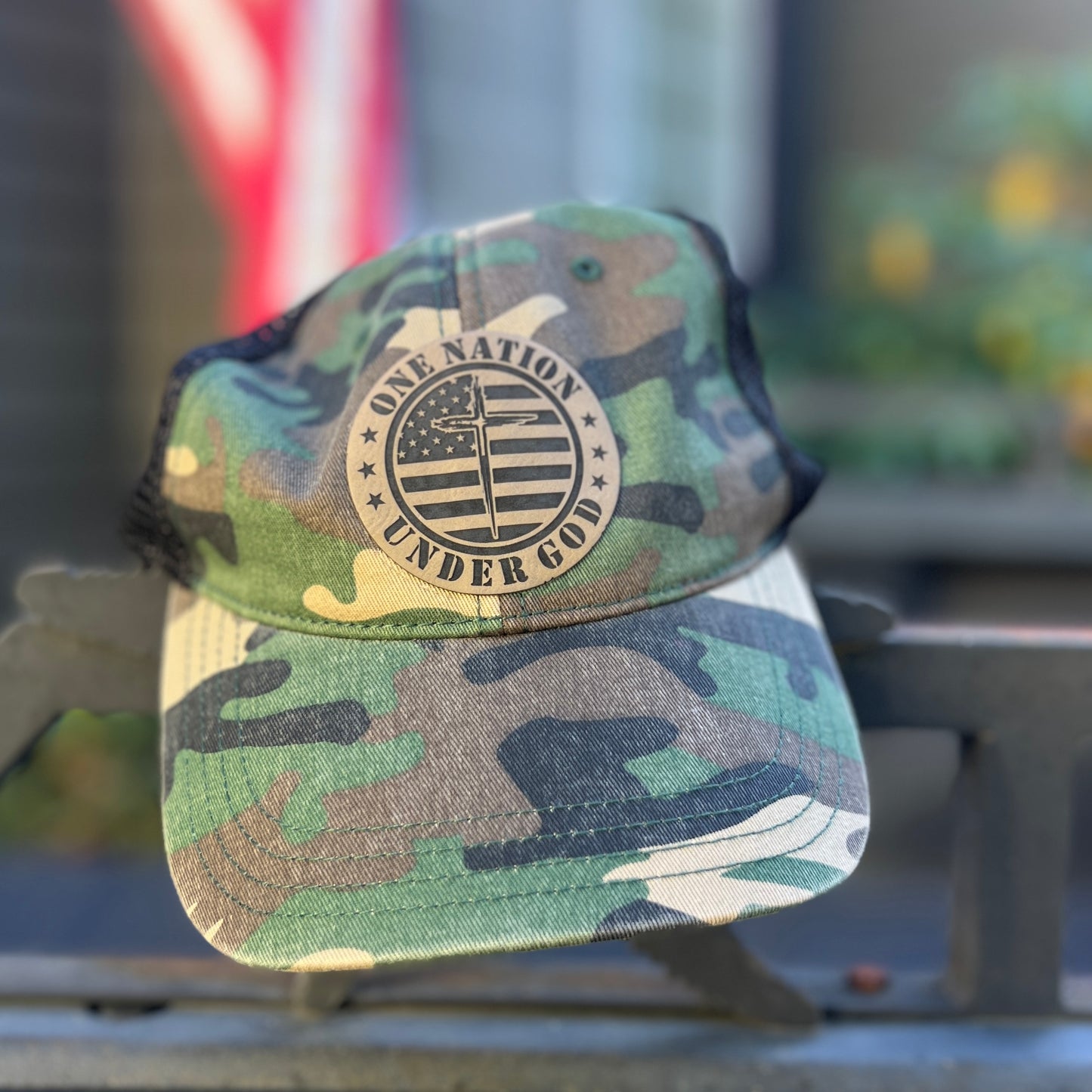 One Nation Under God Richardson 111P Hat