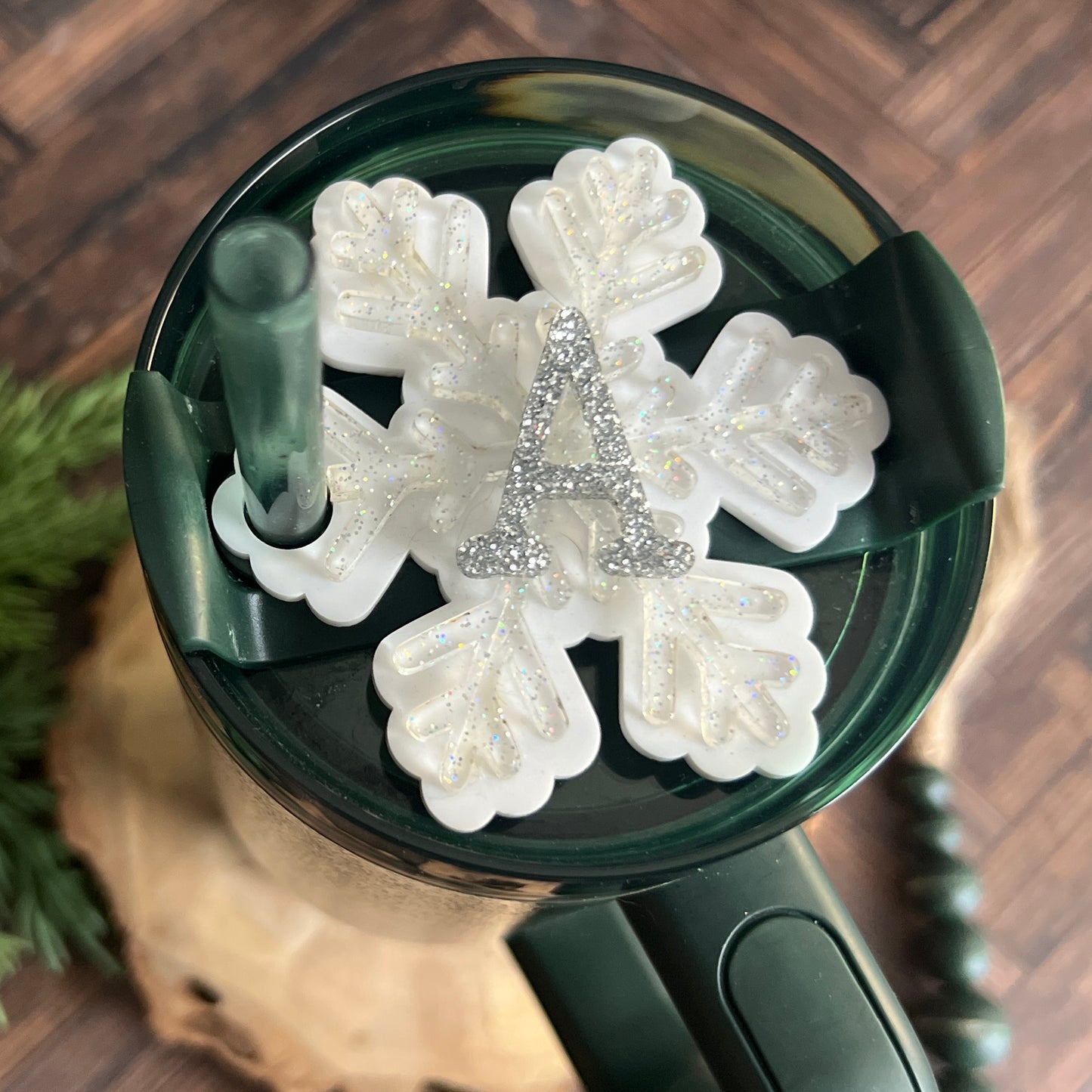 Snowflake Tumbler Topper