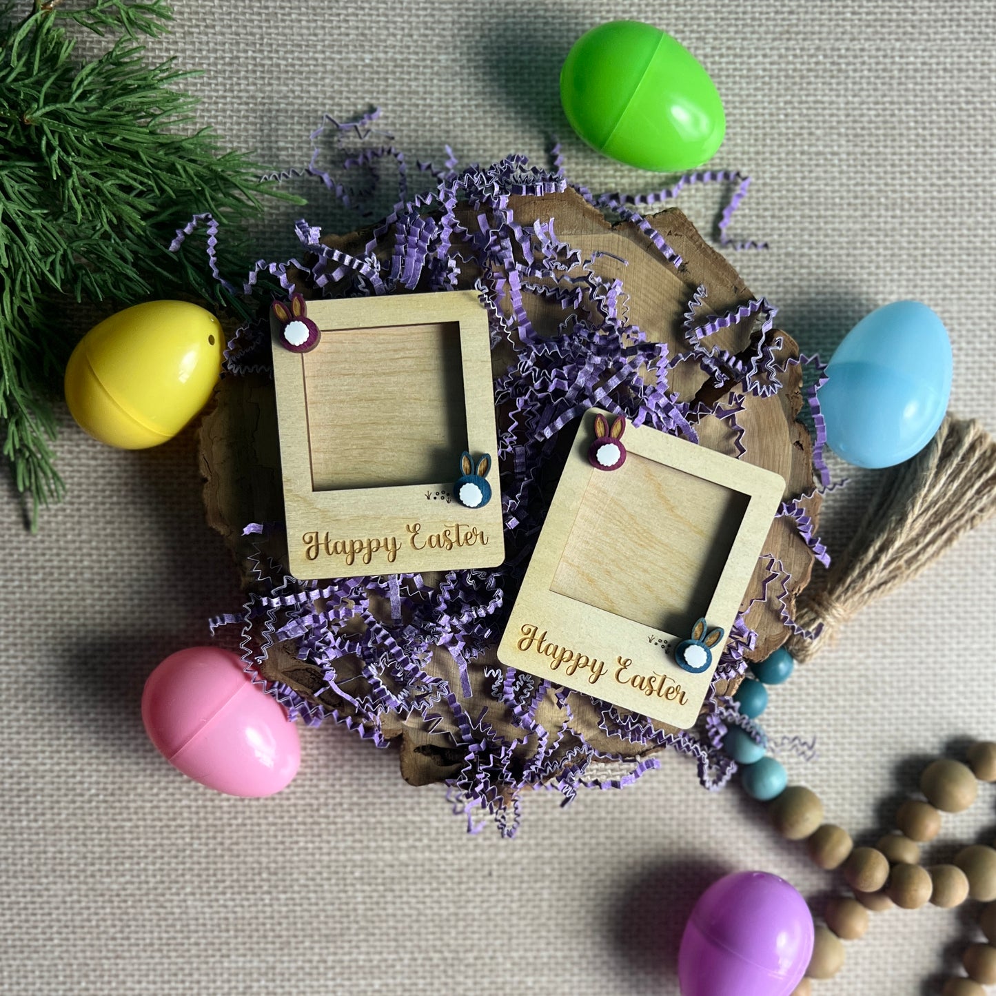 Happy Easter Mini Photo Frame Magnet