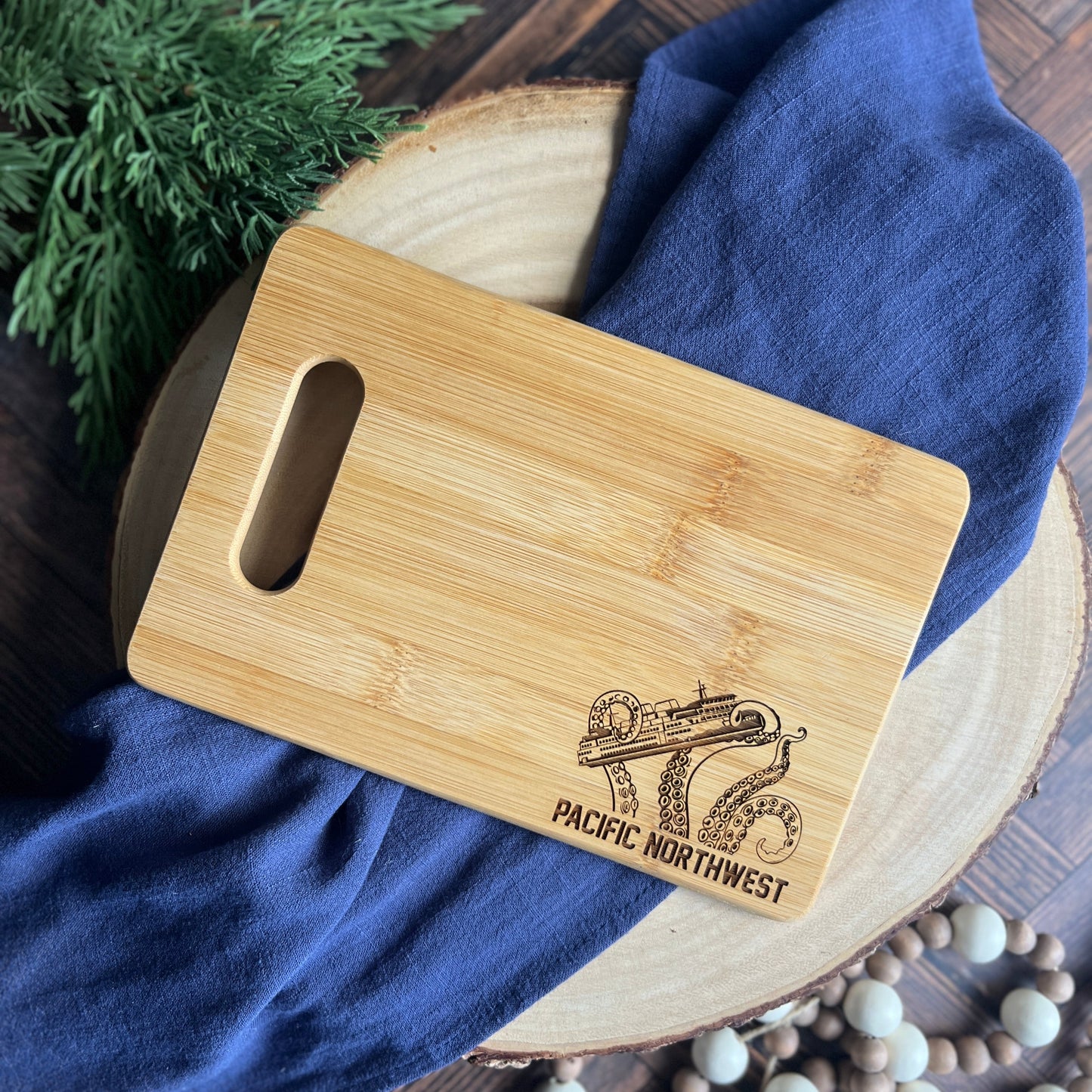 Pacific Northwest Kraken Small Cutting Board