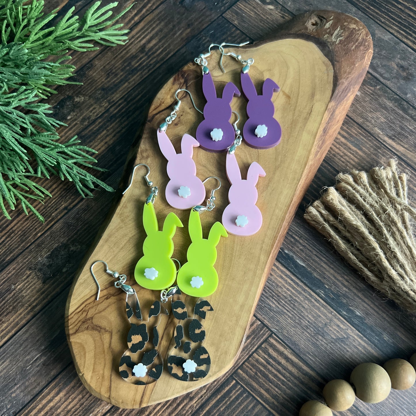 Bunny Acrylic Earrings