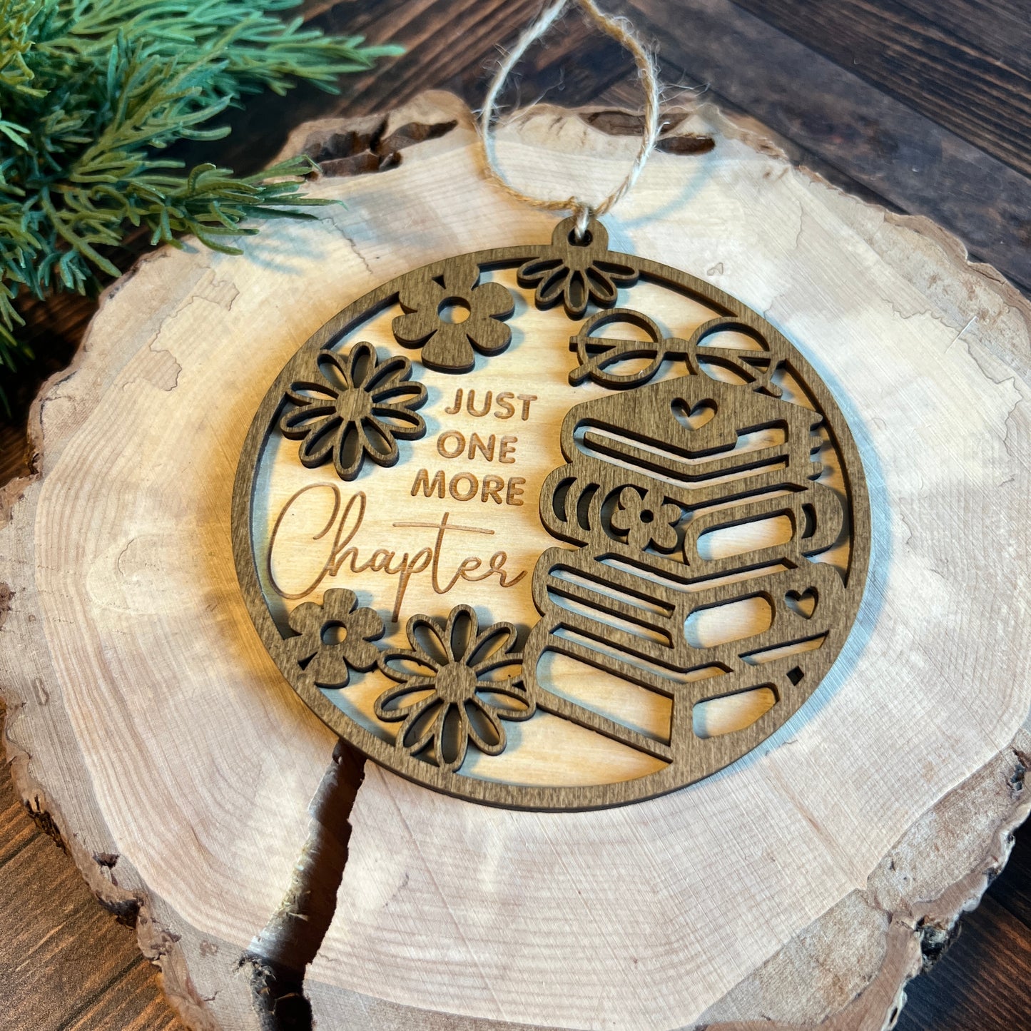 Just One More Chapter Ornament