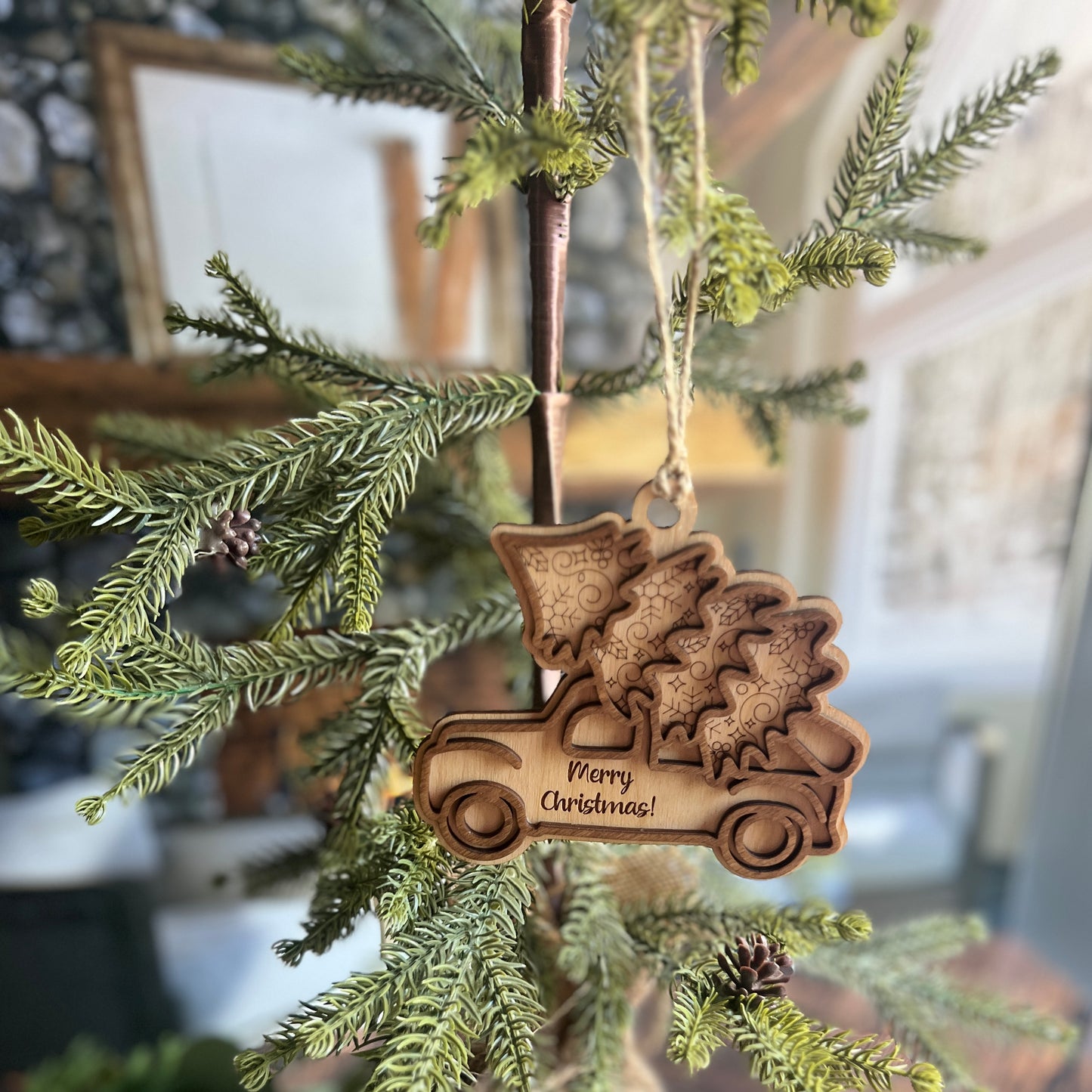 Old Truck Christmas Ornament