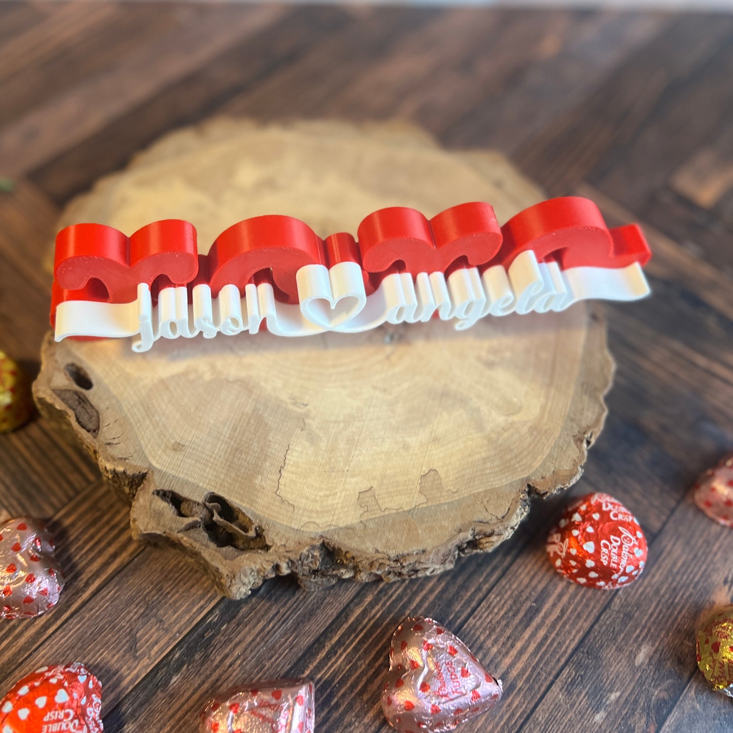 XOXO Personalized 3D Printed Sign