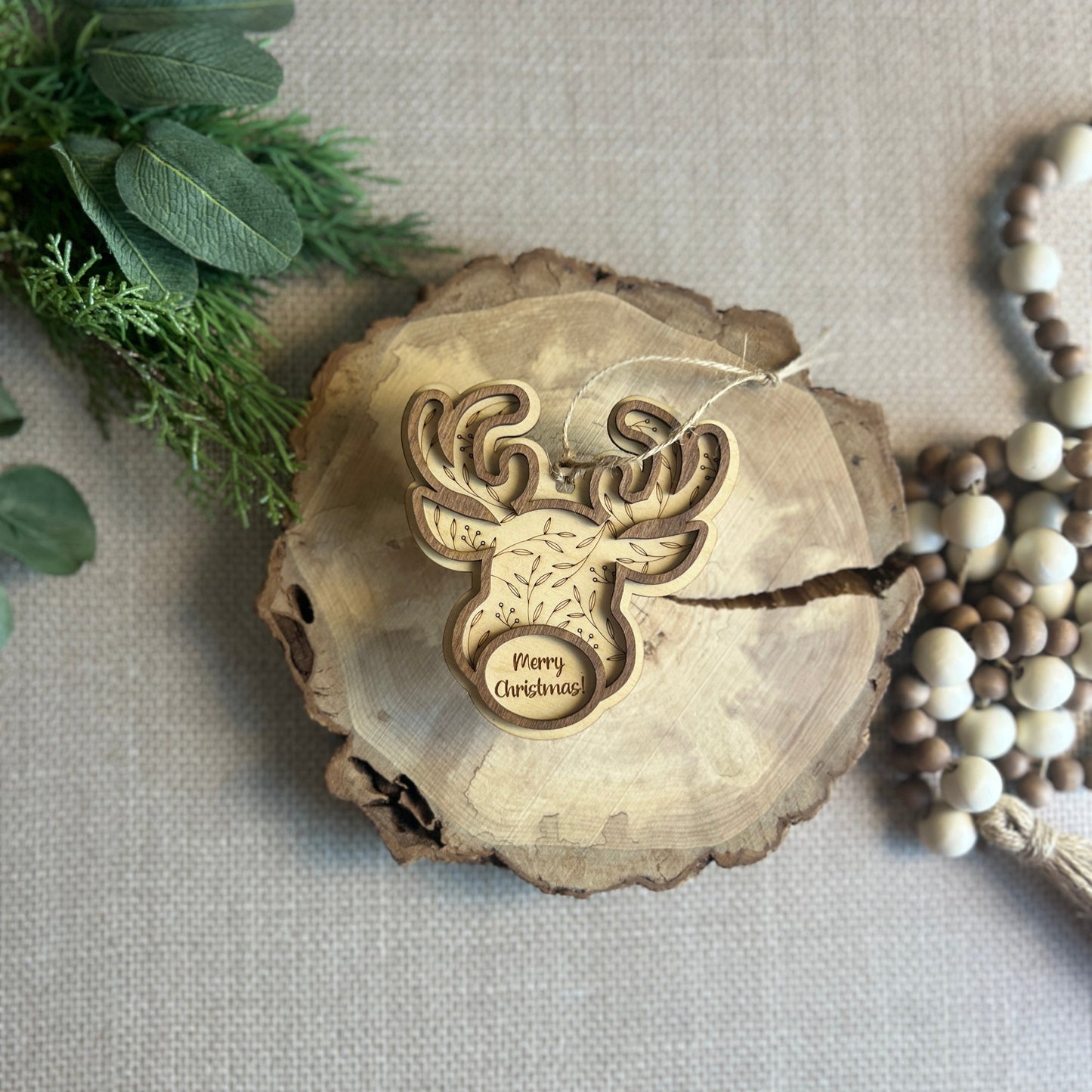 Reindeer Christmas Ornament