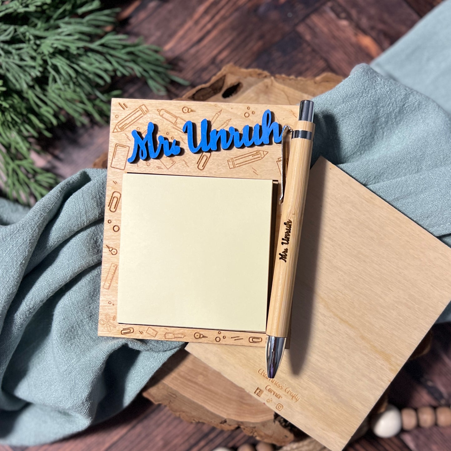 Teacher Sticky Note and Pen Gift Set