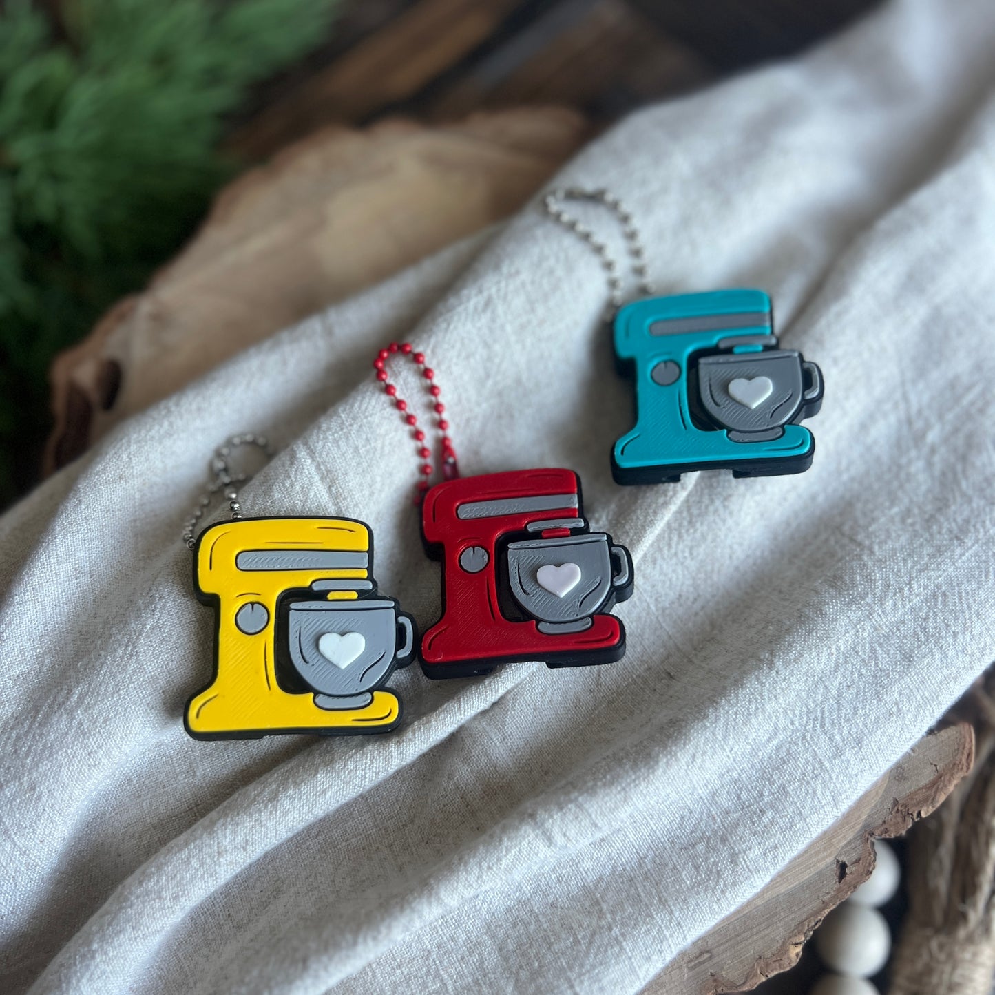 Kitchen Mixer Soda Can Opener Keychain
