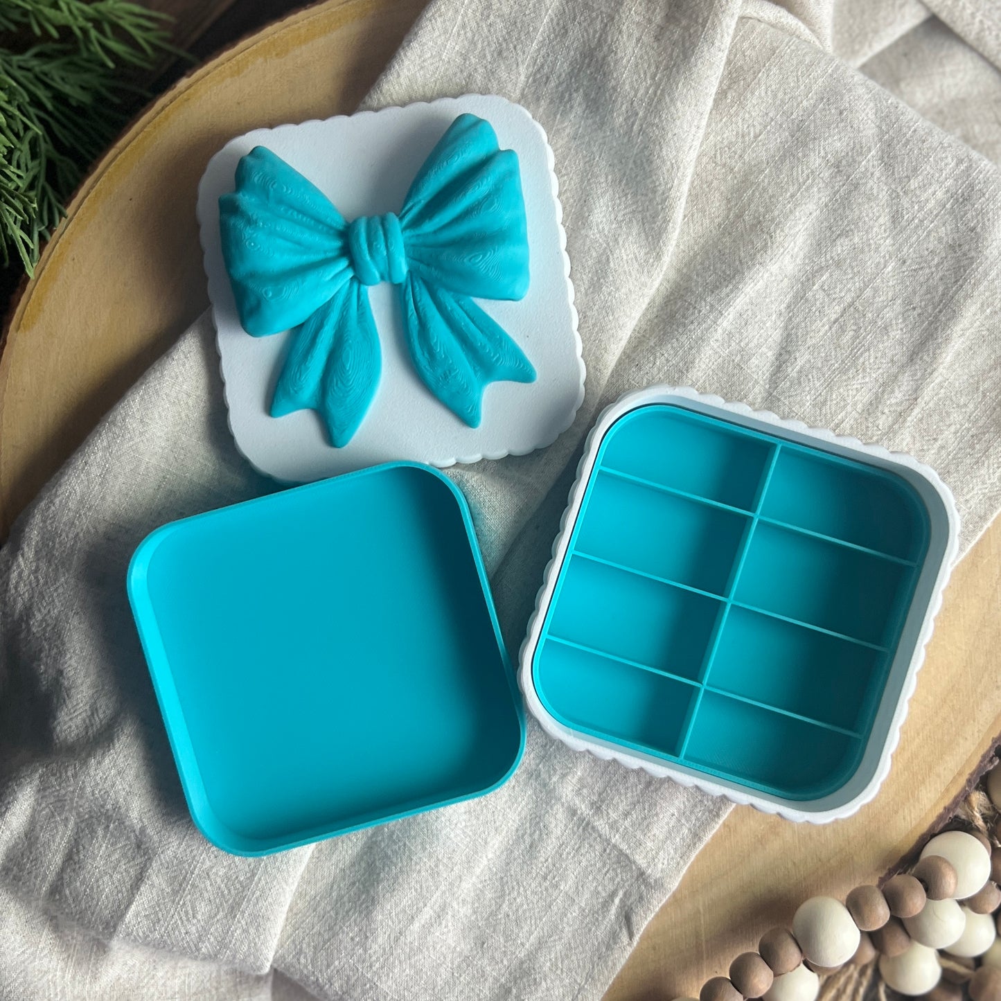 Bow Jewelry Box 3D Printed