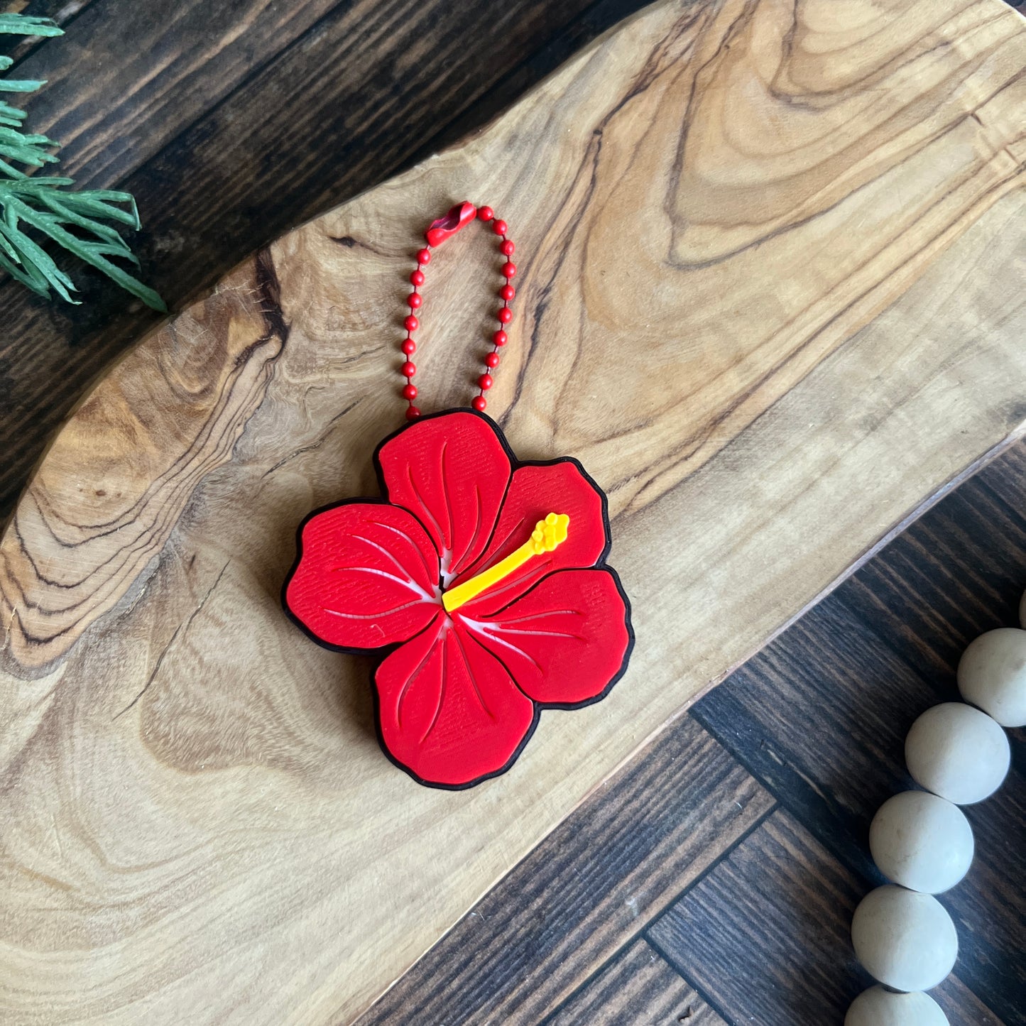 Hibiscus Soda Can Opener Keychain