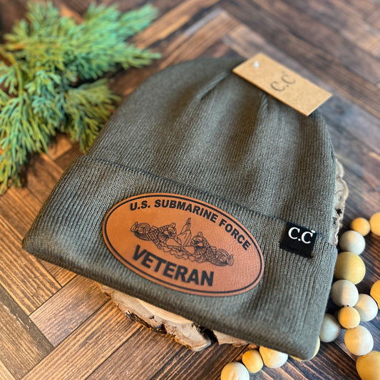 U.S. Submarine Force Veteran Olive Beanie