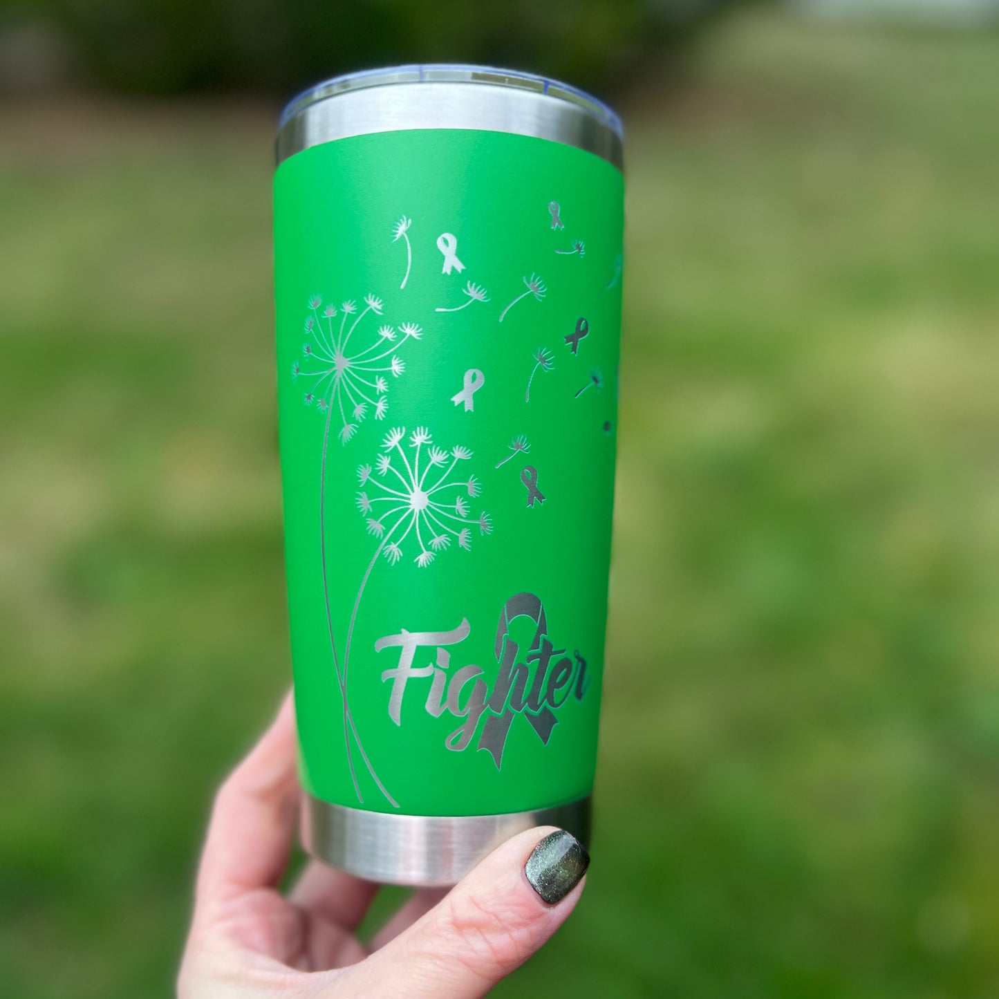 Mental Health Awareness Fighter Travel Coffee Cup