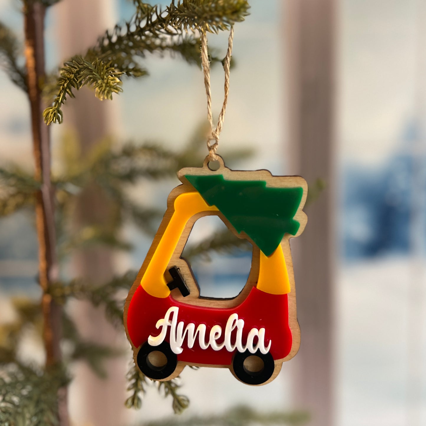 Christmas Car Ornament For Kids