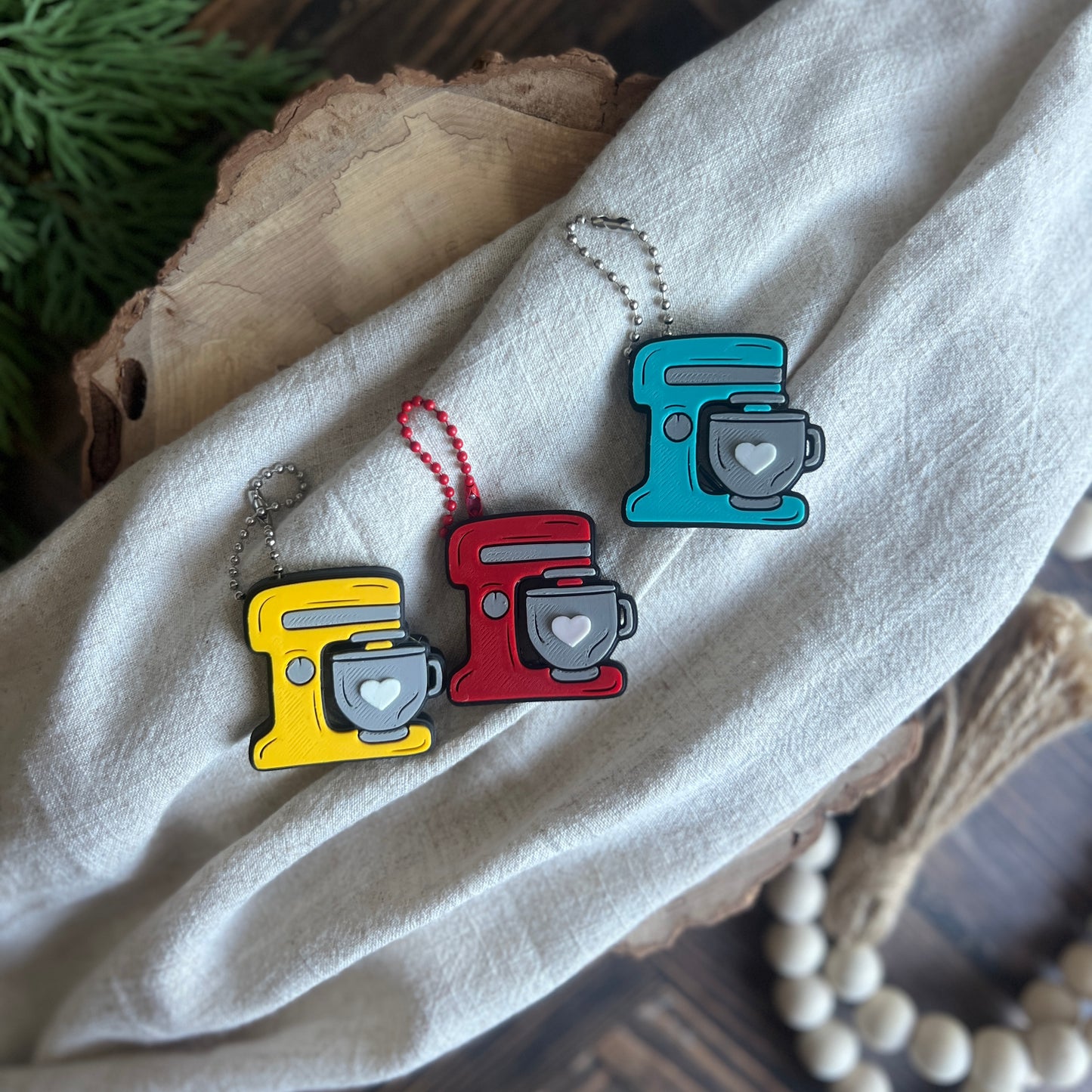 Kitchen Mixer Soda Can Opener Keychain