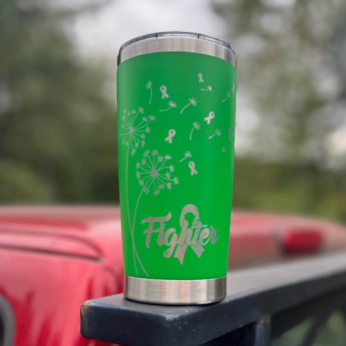 Mental Health Awareness Fighter Travel Coffee Cup