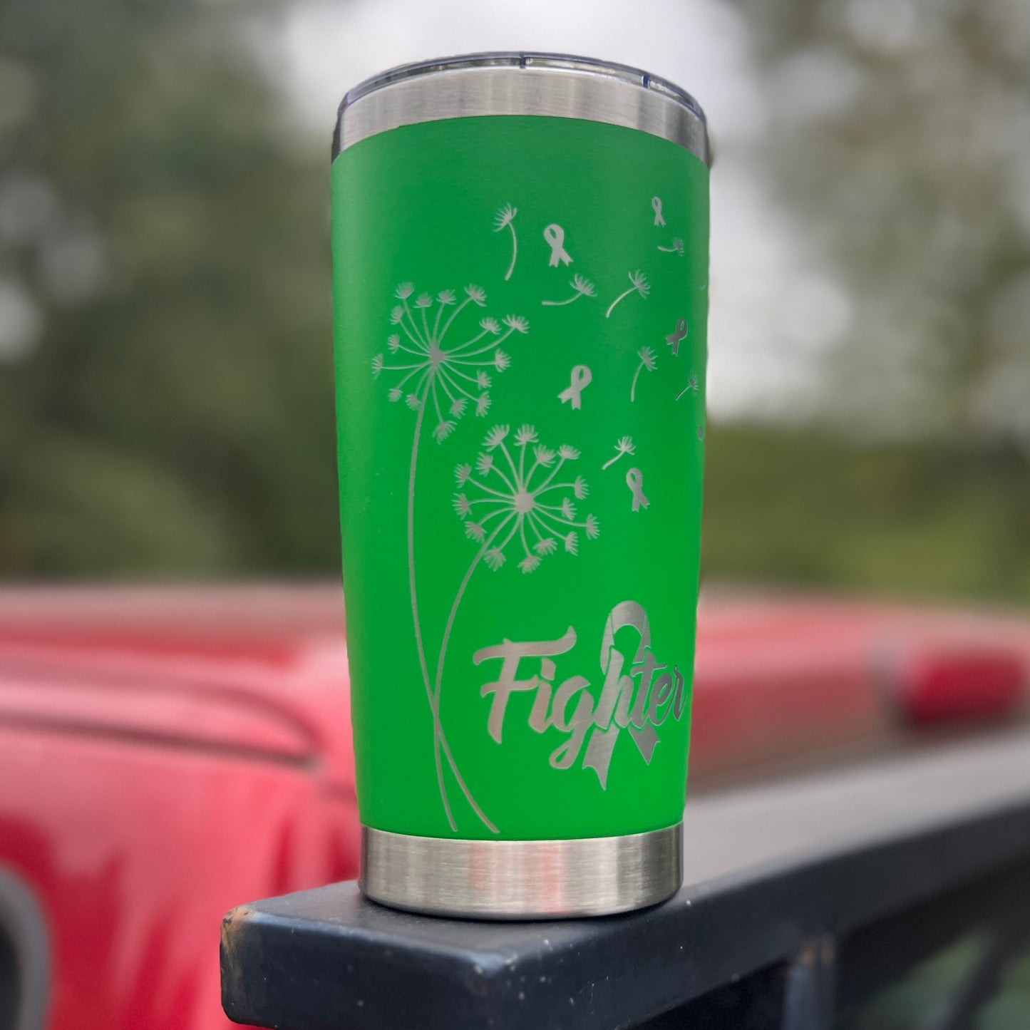 Mental Health Awareness Fighter Travel Coffee Cup