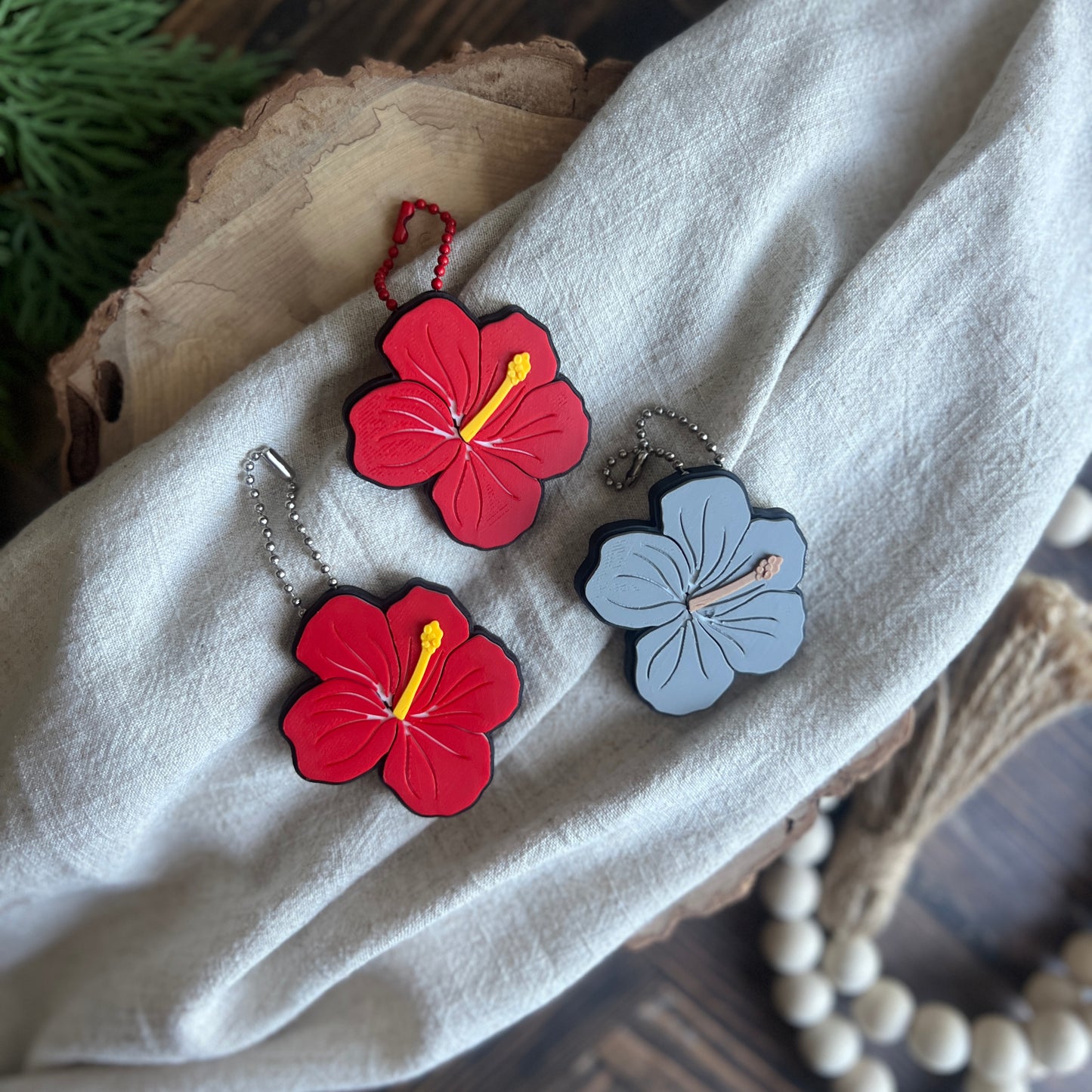 Hibiscus Soda Can Opener Keychain
