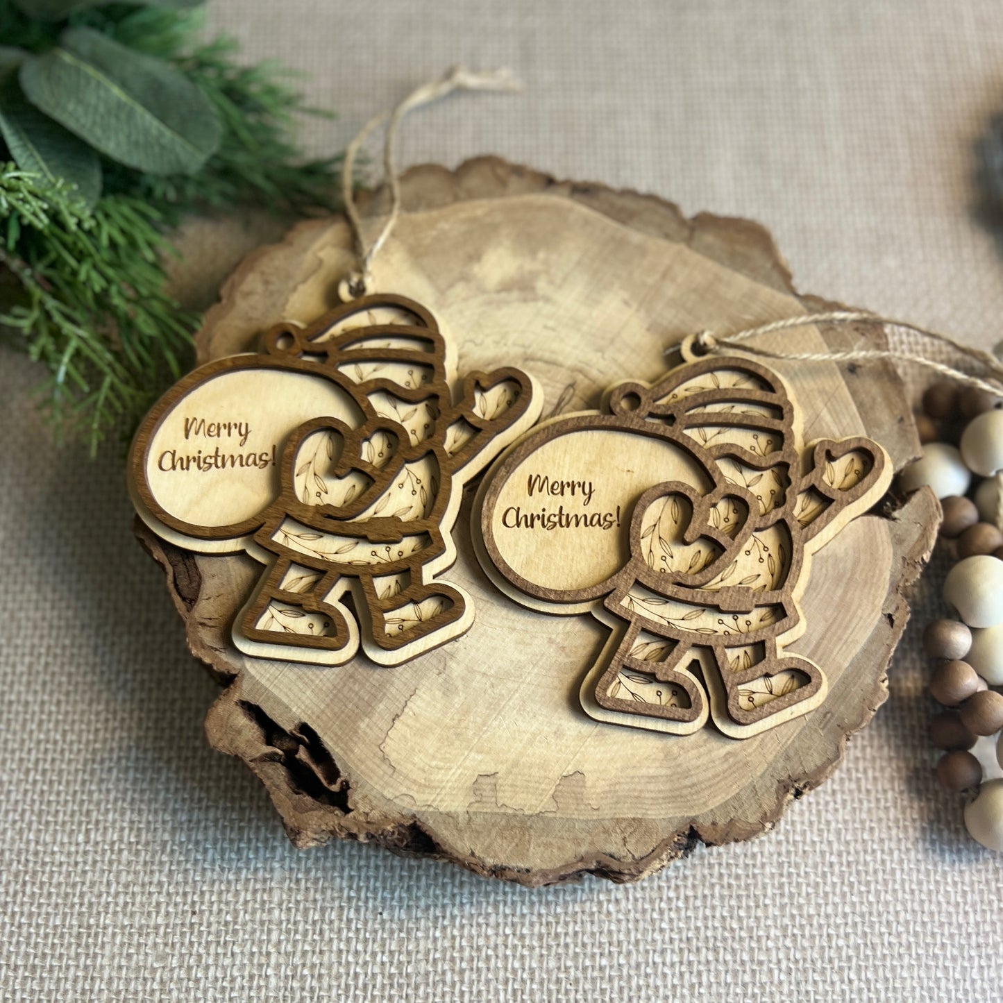 Santa Christmas Ornament