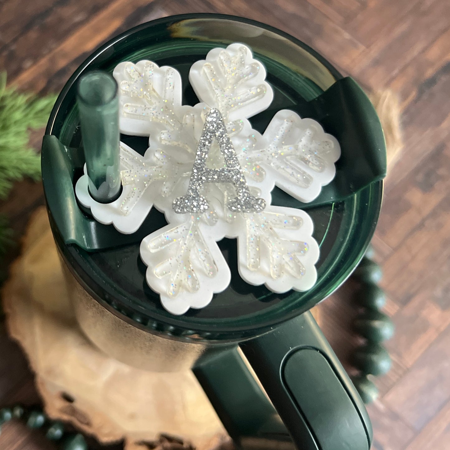 Snowflake Tumbler Topper