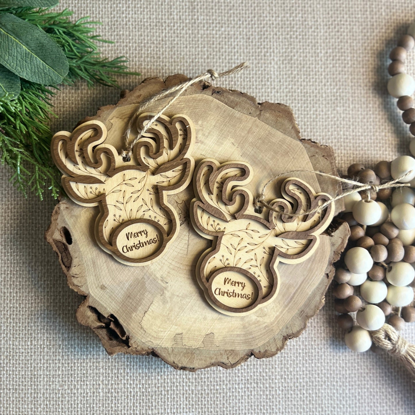 Reindeer Christmas Ornament