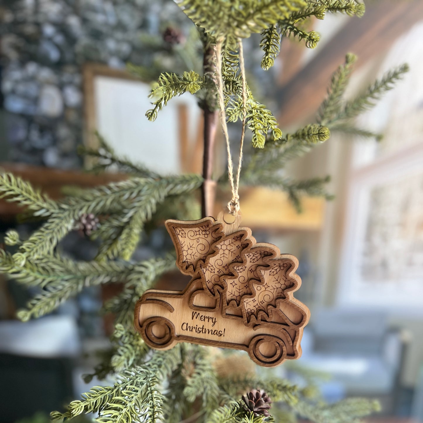 Old Truck Christmas Ornament