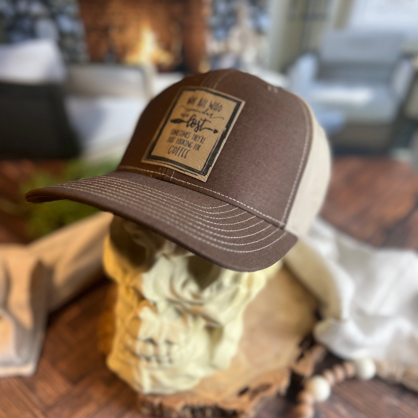 Not All Who Wander are lost sometimes they’re just looking for Coffee Richardson 312 Hat