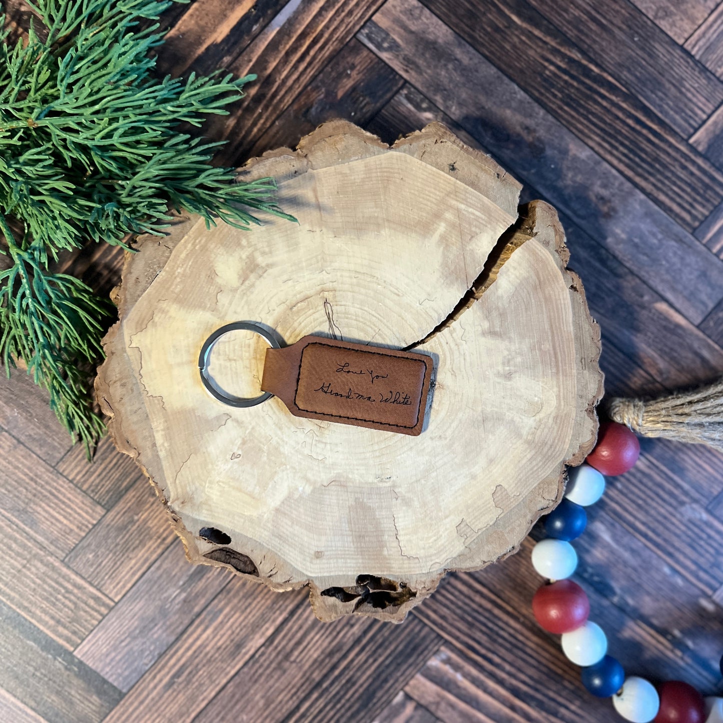 Personalized Handwritten Keychain