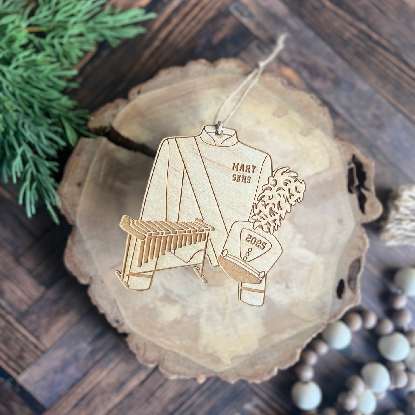 Personalized Marimba Ornament