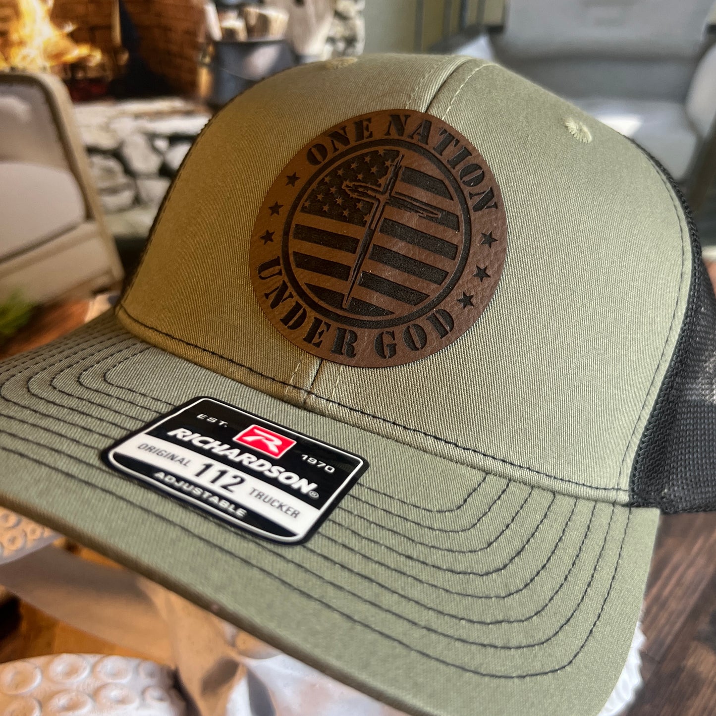 One Nation Under God Richardson 112 Trucker Hat