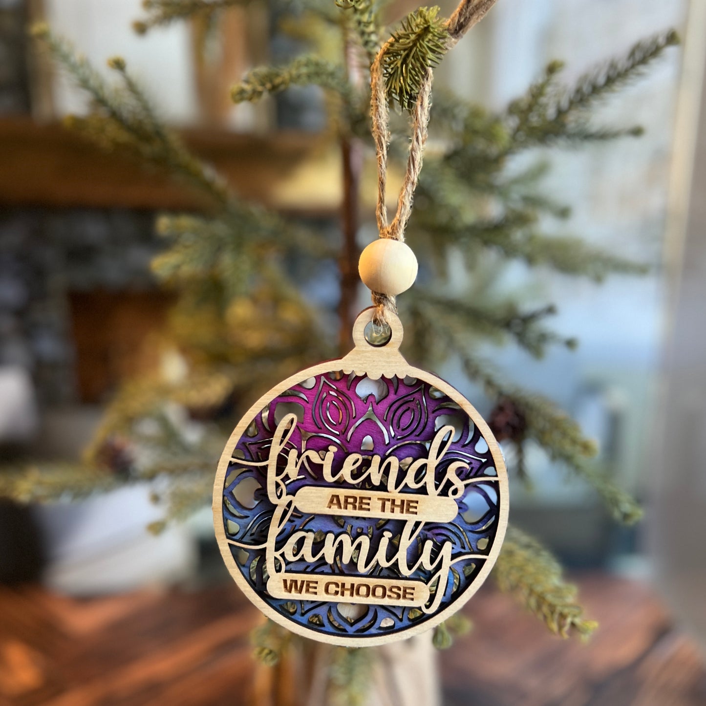 Friends Are The Family We Choose Ornament