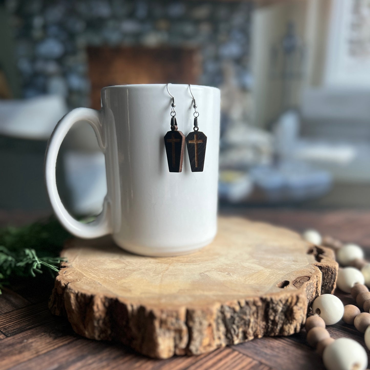 Coffin Earrings
