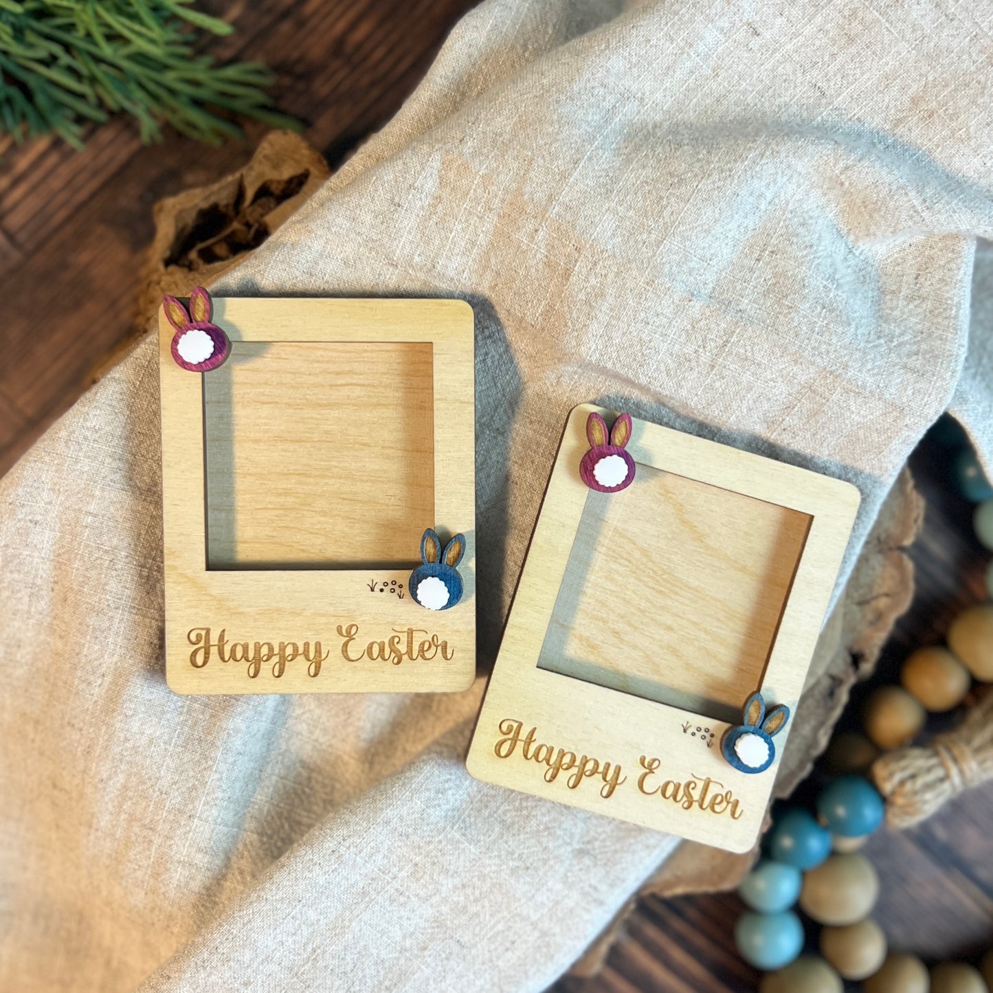 Happy Easter Mini Photo Frame Magnet