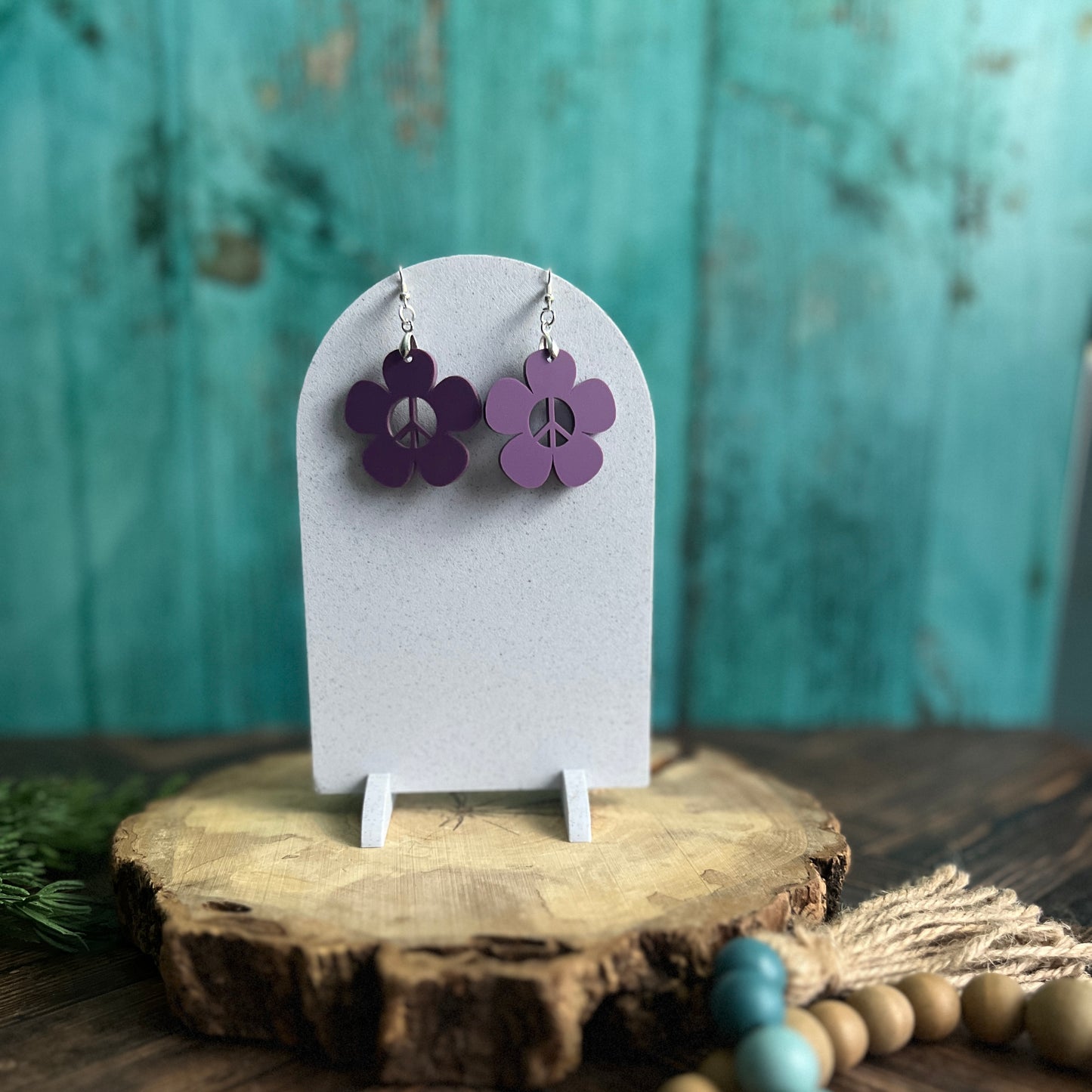 Peace Daisy Earrings