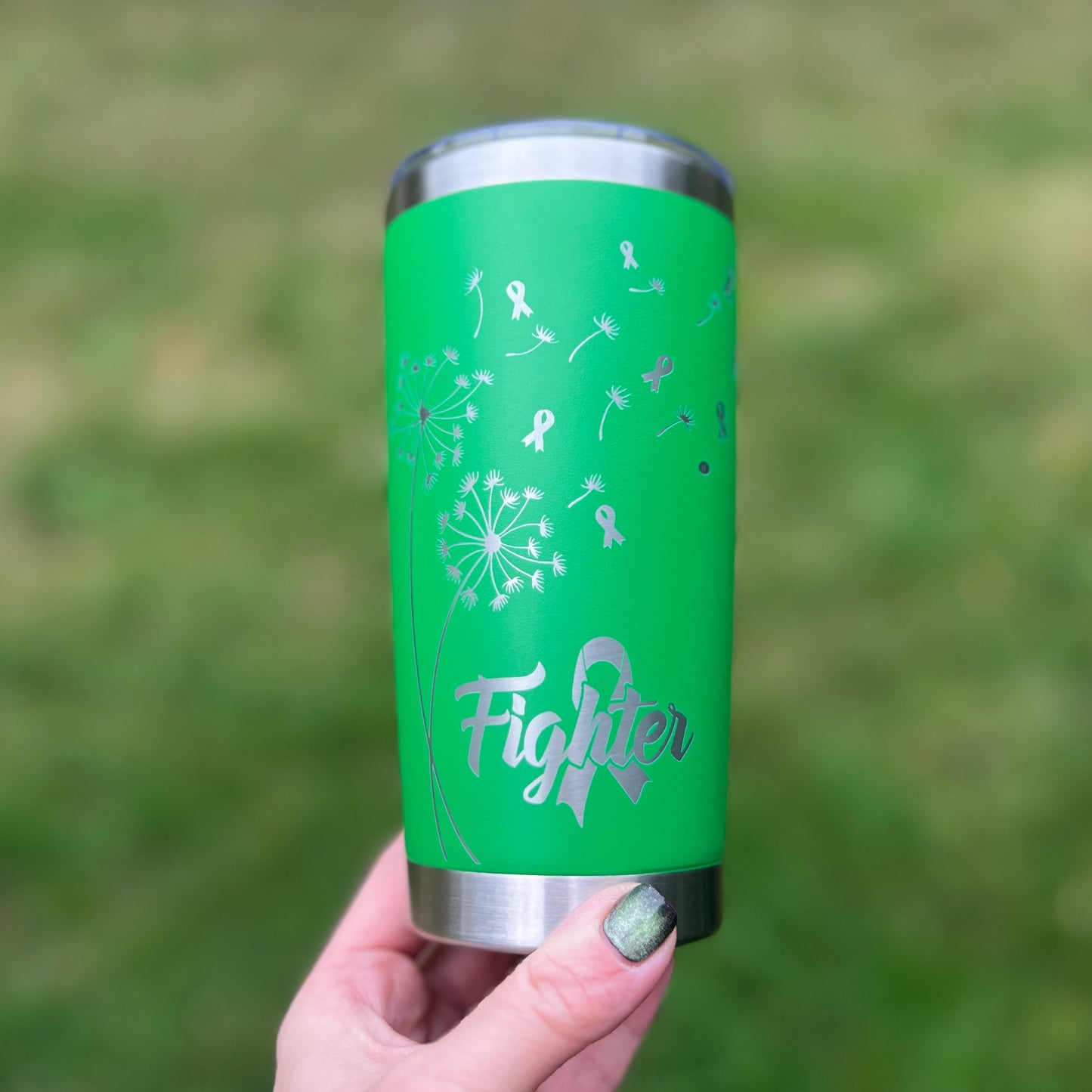 Mental Health Awareness Fighter Travel Coffee Cup