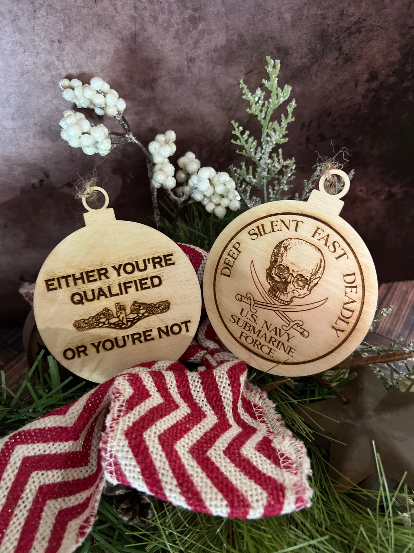 Deep Silient Fast Deadlly Christmas Ornament