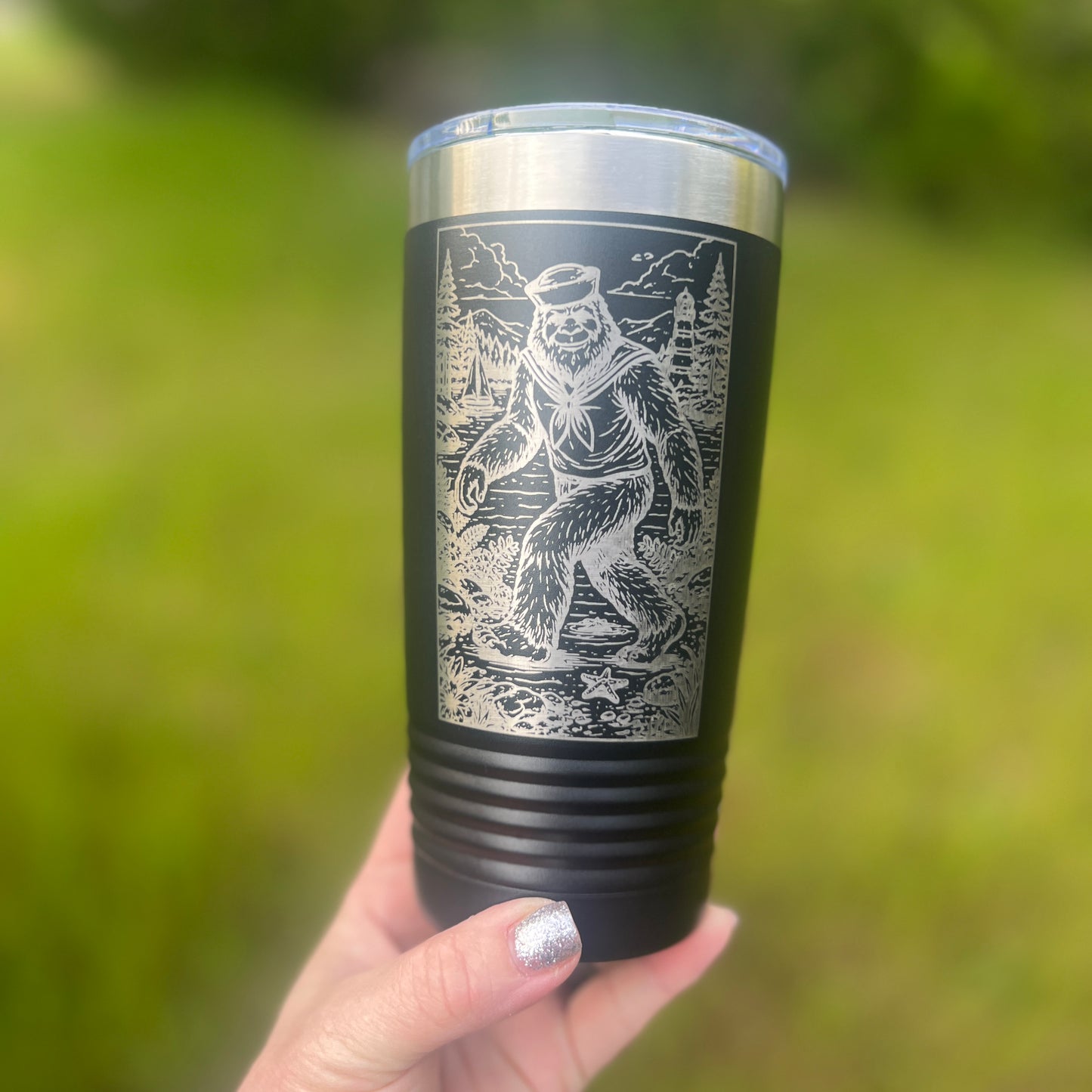 Bigfoot Sailor Tumbler